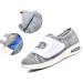 ALASON Women Edema Diabetic Shoes - Lightweight Orthopedic Walking Sneakers for Elderly Swollen Feet, Arthritis Recovery - Grey - Buy Online on GoSupps.com