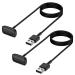 Mixblu Charger Replacement for Fitbit-Charge-5-Luxe Cable:Fast Charging 3.3Ft Long USB Cord Accessories for Luxe/Charge 5 Smartwatch 2 Pack without Reset