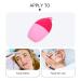 SHERCHPRY 2pcs Silicone Ice Cube Tray & Roller - Facial Massage Tools for Lifting & Cooling | Red Ice Roller Globes - Buy Online on GoSupps.com
