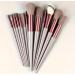 makeup brush set 13 piece & detangle hair brush perfect for a gift stocking filler girls gift or christmas or treat your self! Mocha - Buy Online on GoSupps.com