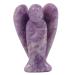 Lovionus89 of course Lila Lepidolit Angel Statue hand carved stone healing crystal bag figures decoration 5cm 50mm purple lepidolite