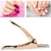 Nail Clippers Stainless Steel Wide Application Nail Clippers DIY Professional for Salon (Gold) - Buy Online on GoSupps.com