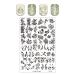 FingerAngel Stamping Plates Set - Nail Art Stamp Collection with Organizers | XL11-14 B - Buy Online on GoSupps.com