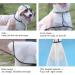 Lazyspace Hundred Coat | Transparent Waterproof Pet Rain Jacket for Small & Medium Dogs - Buy Online on GoSupps.com