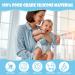 Aolso Dummy Holder Case Set 2PCS Silicone Dummy Holder Case Baby Dummy Holder Case Square Pacifier Holder Case Portable Soother Pods Baby Pacifier Case for Travel Home (Green/Light Blue) - Buy Online on GoSupps.com