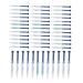 funchic 35% Teeth Whitening Gel Refills Bleaching Gel 40PCS 3ml Tooth Whitener Gel 8PCS 3ml Remineralization Gel Used at Home Office Traveling etc