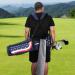 Craftsman Golf Star and Stripes Red White Blue Lightweight Easy Carry Shoulder Sunday Range Golf Bag