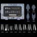 AJTUTUS Clear Full Cover Duals Form French Tip Stickers Gel Art Mold Artificial Tips for Extension - Buy Online on GoSupps.com