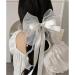 hgnxa Delicate Veil Hair Clip with Bowknot Beaded Add a touch of Sophistication to Your Hairstyle with Delicate Hair Clip - Buy Online on GoSupps.com