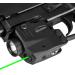 Pistol Light with Red&Green Laser Beam for Guns, Rechargeable Compact Weapon Light with Adjustable Rail, Mounted Laser Light Combo with Magnetic Charging, LED Quick Release Strobe Function