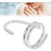 Decorative Nail Ring Fashion Fingertip Jewelry Nail Art Ring for Ladies Stylish Nail Accessories in Gold for Parties Weddings and Daily Wear (3050 platinum) - Buy Online on GoSupps.com
