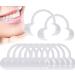 10pcs C-Shape Cheek Retainer - Disposable Mouth Opener for Teeth Whitening & Speech Games - Size M White - Buy Online on GoSupps.com