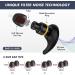 Reusable Noise Canceling Ear Plugs - Soft Silicone, Washable, 8 Ear Tips - for Sleep, Music, Parties - Black - Buy Online on GoSupps.com