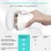 Anti-Cellulite Massage Device | Electrical Lymph Drainage with 3 Washable Pads for Belly Legs & Arms - Buy Online on GoSupps.com