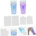 AOKWAWALIY 2 Sets Nail Stamp Nail Kits Girl Nail Art Printing Accessory Nail Art Stencils Nail Accessories Nail Pattern Printing Stamper Silica Gel Scraping Board Fully Transparent 6.5X3X3CM Purple Blue - Buy Online on GoSupps.com