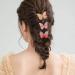 2PCS Handmade Colourful Butterfly Hair Clips for Girls - Pink Toddler Teens Clips - Buy Online on GoSupps.com