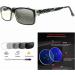 EFLAL Varifocal Multifocal Progressive Glasses for Men & Women - Retro Photochromic Transition Reading Glasses 2.5x Green - Buy Online on GoSupps.com