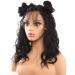 Wig Women Long Hair Black Long Curly Wavy Brazilian Synthetic Cosplay Women Hair 60s 50s 80s 70s
