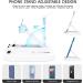 3 in 1 Portable Charging Station for Apple Products | Foldable Dock for iPhone/AirPods | Compatible with iWatch Series | Includes 15W Adapter | White - Buy Online on GoSupps.com