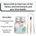 Eco-Friendly Oral Care Kit: Natural Toothpaste Tabs Bamboo Toothbrush & Tongue Scraper - Sustainable Planet Care - Buy Online on GoSupps.com