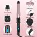 Buy PARWIN PRO 7-in-1 Curling Iron Set - Adjustable Temp Interchangeable Barrels Travel-Friendly Negative Ionic - Rose Pink - Buy Online on GoSupps.com