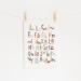 Scandi Animal Alphabet Children's Educational Print - Woodland Safari Boho Poster (A4 Pinks) - Buy Online on GoSupps.com