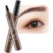 Brow Pencil | 4 Tipped Precise Brow Long-Lasting Eyebrow Makeup Waterproof Microblade Eyebrow Marker for Parties Daily Use Pochy Dark Brown - Buy Online on GoSupps.com