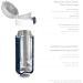 MONBENTO Insulated Bottle MB Pop Ginkgo - 360ml - Leakproof - Hot/Cold 12 Hours - Blue - BPA Free - Small Water Bottle for Kids/Adults - Buy Online on GoSupps.com