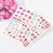 Manicure Cute Valentine's Day Cupid Red Heart Girl Nail Stickers Nail Art Decoration 3D Valentine Sticker Nail Decals(5) Style5 - Buy Online on GoSupps.com