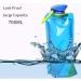 Yomaris Unisex 700ml Foldable Water Bottle Set of 3 | CE & RoHS Certified | Collapsible & Reusable for Hiking Adventure & Travel - Buy Online on GoSupps.com