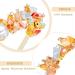 Silver Rhinestone Hairband Orange Crystal Headwear Jewelry Sparkly Hair Accessories for Women and Girls - Buy Online on GoSupps.com