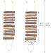 Cedar Alpha 2-Pack Wooden Rope Ladder Bird Toy - Natural Swing and Chewing Toys for Pet Bird Cage - Rodents Accessory - Buy Online on GoSupps.com