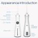 Nicefeel Portable Water Flosser - Cordless Dental Cleaner with 6 Modes, LCD Display, 4 Jet Tips - Rechargeable Irrigator for Travel & Home - IPX7 Waterproof - Buy Online on GoSupps.com