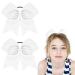 2PCS Large White Cheer Bows - Jumbo Handmade Hair Accessories for Cheerleaders and Teen Girls - Buy Online on GoSupps.com