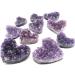 Natural Crystal Rough Balance Rough Uruguay Heart Shaped Amethyst geode Cluster Crystals Stones Natural Crystal Clusters Lucky Stone Crystal 3-5cm - Buy Online on GoSupps.com