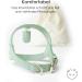 Muki & Co Adjustable Double Dog Dishes - Safe & Comfortable for Extra Small Small & Medium Dogs - Mint Green XS (44-50 cm) - Buy Online on GoSupps.com