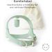 Muki & Co Double Dog Dishes - Adjustable Mint Green - Safe & Comfortable for Extra Small Small & Medium Dogs (Size S 38-45 cm) - Buy Online on GoSupps.com