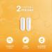 Vitamin C and Zinc Capsules 1200mg with 40mg Zinc & 2mg Copper | 120 High Strength Vegan Capsules | Made in UK - Balanced VIT C and Zinc Supplements - Buy Online on GoSupps.com