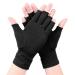 Arthritis Gloves for Pain Hand Compression Gloves Relieve Pain Fingerless Gloves for Carpal Tunnel Rheumatoid Black