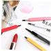 Didiseaon Lip Scrub Brush Lipstick Stick Travel Retractable Travel Makeup Brush 9.3*1cm Pink - Buy Online on GoSupps.com