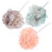 3pcs Bath Ball Bubble Making Net Shower Poufs Bath Scrubber Mesh Pouf Bath Poufs Bath Shower Ball Mesh Bath Bubble Maker