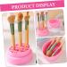 MAGICLULU Makeup Brush Cleaning Cup Makeup Brush Cleaner Silicon Brush Cleaner Pad Brush Washing Tools Brush Scrubber Mat Makeup Brush Washing Tool Silica Gel Beauty Egg Drying Rack Pink - Buy Online on GoSupps.com
