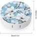Magnolia Flowers Contact Lens Case with Mirror - Portable & Cute Travel Kit for Eye Care - Buy Online on GoSupps.com