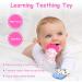 Vicloon Baby Teething Set Teething Mittens for Baby - Pack of 2 - rose red-blue - Buy Online on GoSupps.com
