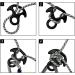 Peak Rescue Figure 8 Descender - Aluminum Alloy Black | 30kN - Climbing Gear for Rock Climbing & Rigging - Buy Online on GoSupps.com