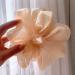 Mzwodmu White Tulle Hair Scrunchie for Women and Girls - Solid Color Ponytail Holder - Buy Online on GoSupps.com