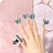 Rotekt 5pcs Stainless Steel C Curve Nail Extension Clips - Premium Multifunctional Nail Art Accessories for Perfect Extensions - Buy Online on GoSupps.com