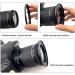 86-77mm Metal Step-Down Adapter Ring for 86mm Lens to 77mm Filter Size - Set of 2 Black Lens Filter Adapter Rings with Cleaning Cloth by LingoFoto - Buy Online on GoSupps.com