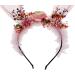 Lurrose Long Bunny Ear Headband Flower Hairbands Easter Hair Accessory Rabbit Ear Hair Hoop Party Favors Headwear for Children Women Kids - Buy Online on GoSupps.com