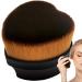 Streysisl Brush for Mixing Liquid Foundation Cosmetic Applicator Brush - Concealer Brush Heart Shaped Powder Makeup Tools Travel Size Cosmetic Applicator for Kids and Adults Black - Buy Online on GoSupps.com